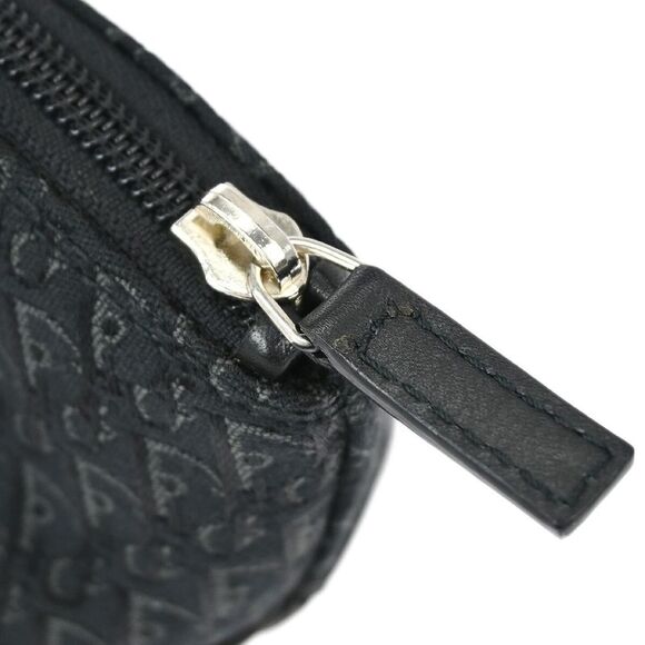 Christian Dior Street Chic Handbag Diorissimo Canvas With Leather Black Canvas - Picture 9 of 10